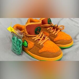 Grateful Dead × Nike SB Dunk Low Orange Bear CJ5378-800 Men's Size 8 Men’s